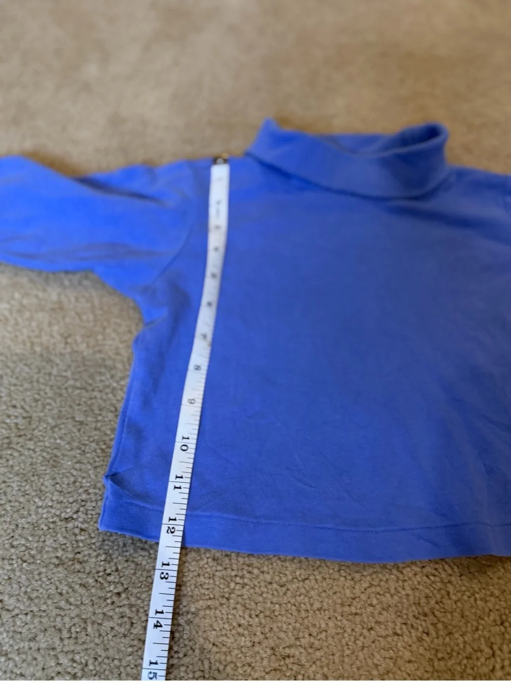 Vintage Rainbow Tag Gymboree Blue Turtleneck Kids Small 90s